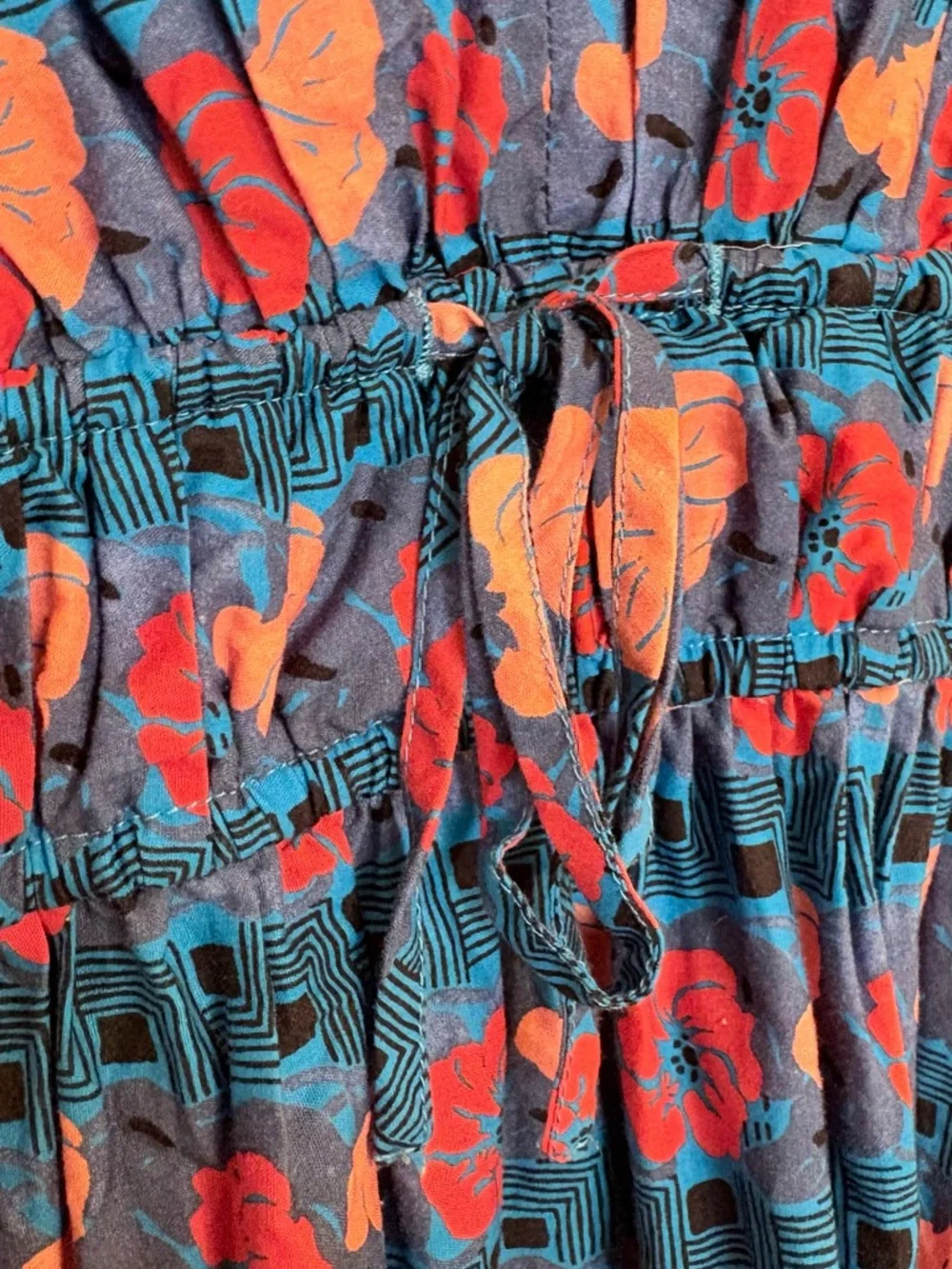 Tuckernuck Retro Floral Mitchell Dress XS - Picture 8 of 10